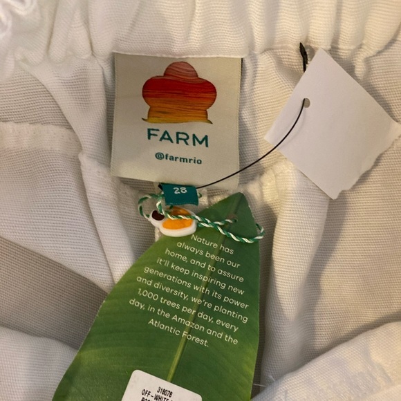 FARM RIO Off White Cargo Pockets Shorts NWT - Picture 10 of 12